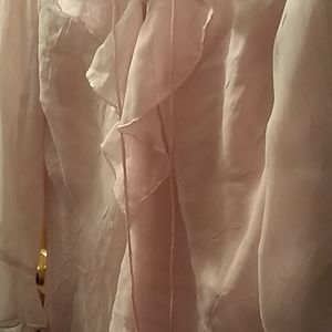 Dressbarn light pink blouse size lg